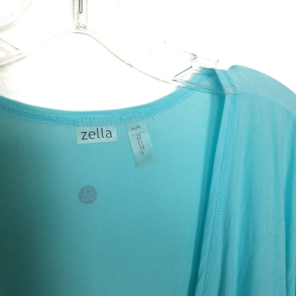 ๐ด Zella | Drishti Wrap Top, in Mint / Light Blue - Picture 7 of 8